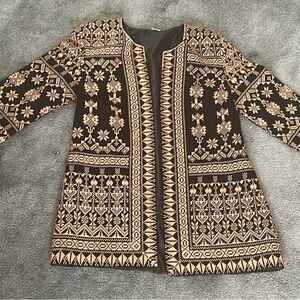 Traditional tatreez blazer